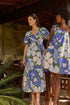 Dayana Floral Poplin Wrap Midi Dress